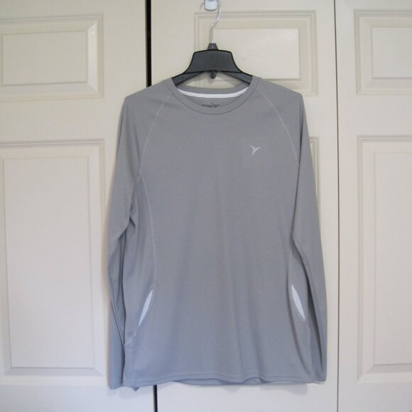 Old Navy Gray Long Sleeve Tee - Picture 1 of 8